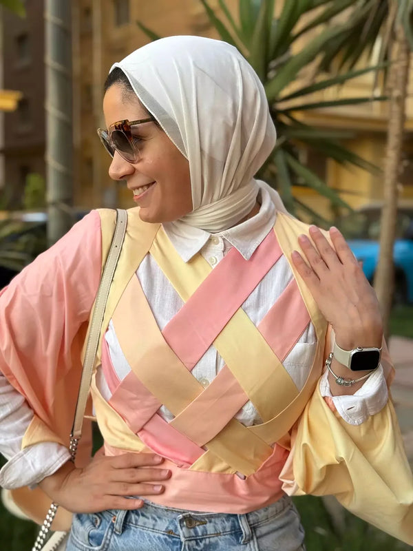 Pastel Mohra Top