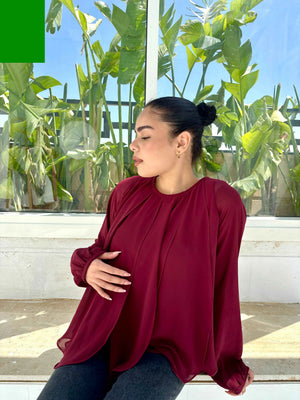 Flora Blouse Chiffon