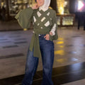 Olive Mohra Top