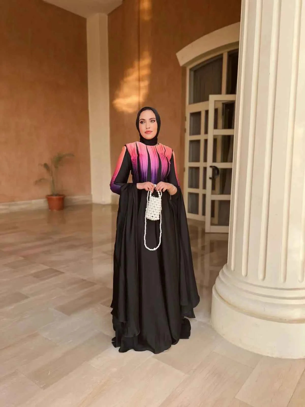 Sunset satin Dress