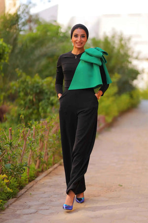 Bow jumpsuit