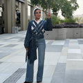 Denim Mohra Top