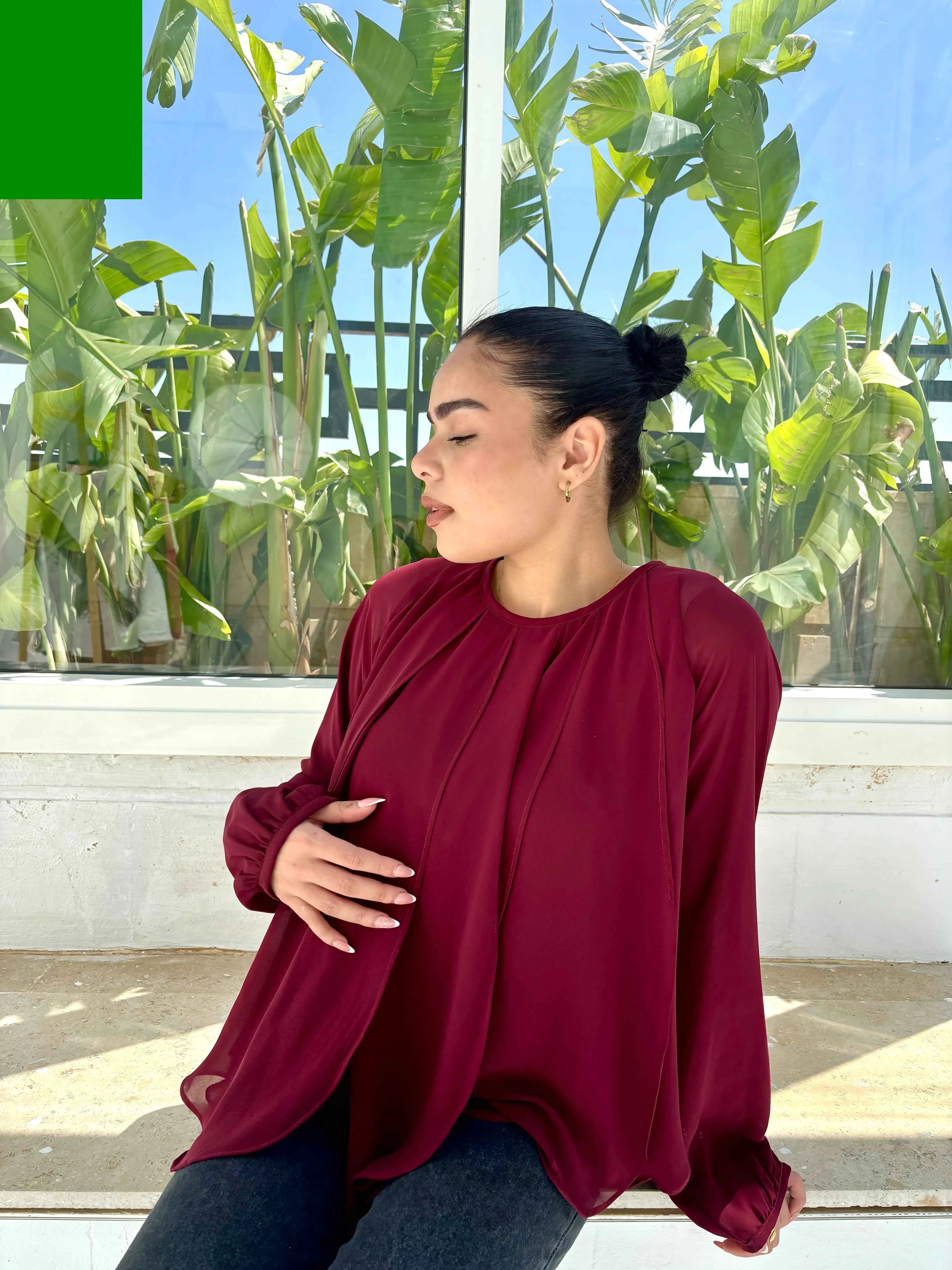 Flora Blouse Chiffon